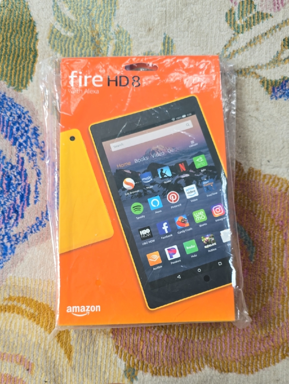 Amazon Fire HD 8 Tablet - Bright Yellow Front/Back
